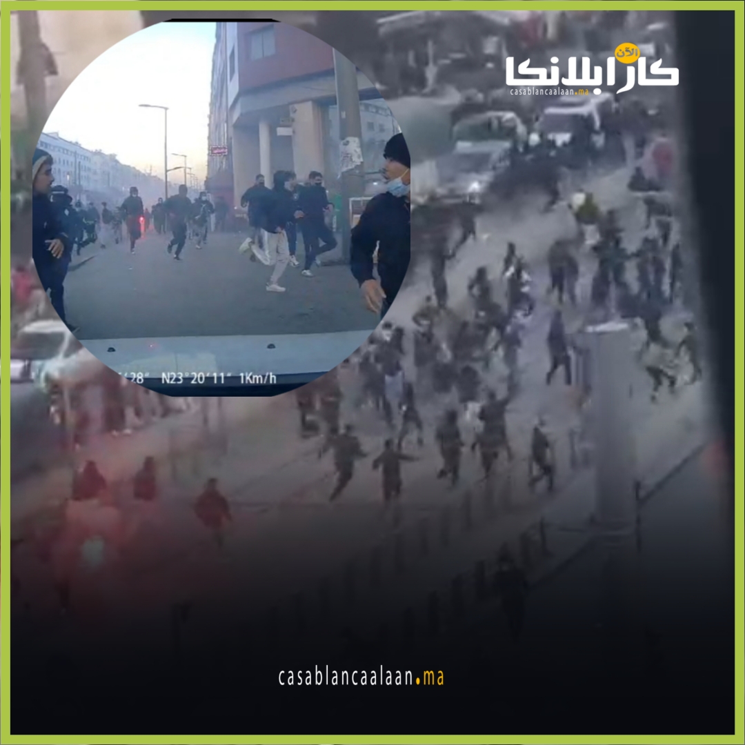 توقيف 14 شخصًا بمولاي رشيد للاشتباه في تورطهم في أعمال شغب رياضي بالدار البيضاء