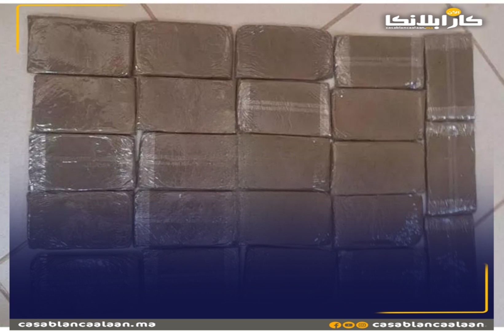 العونات.. حجز 2.050 كيلوغرام من الشيرا وتوقيف أربعيني قادم من الرباط لقضاء عطلة العيد بمنزل والديه بدوار مسمارة